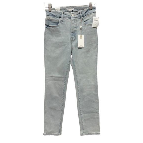 Good American Good Classic Faded Frayed Hem Jeans Size 26 NEW - Picture 3 of 11